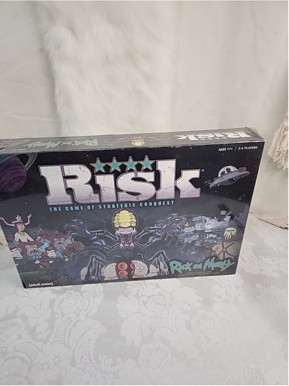 Risk -Rick and Morty -The Board Game of Strategic Conquest USAopoly 2018, Sealed
